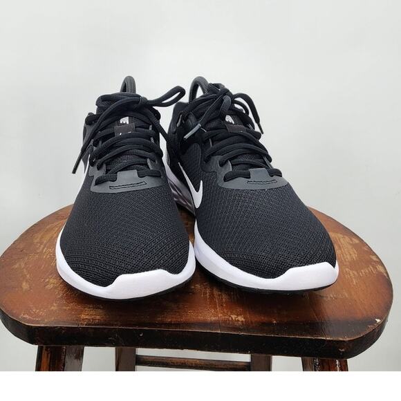 New Nike Revolution 6 Men\'s Running Shoes Size‎ 7 Black White Running main image 4